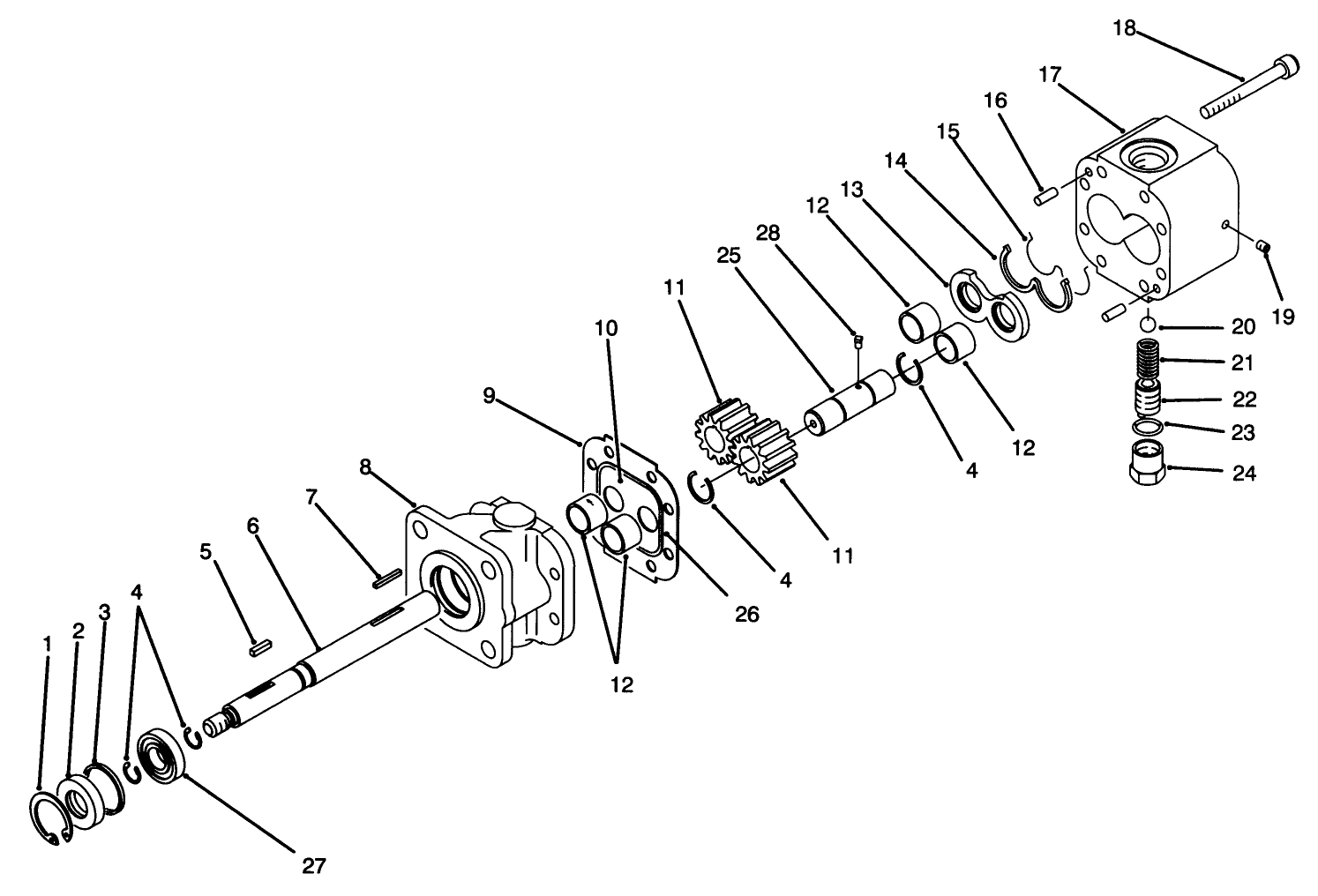 Hydraulic Pump Assembly No. 87-5700