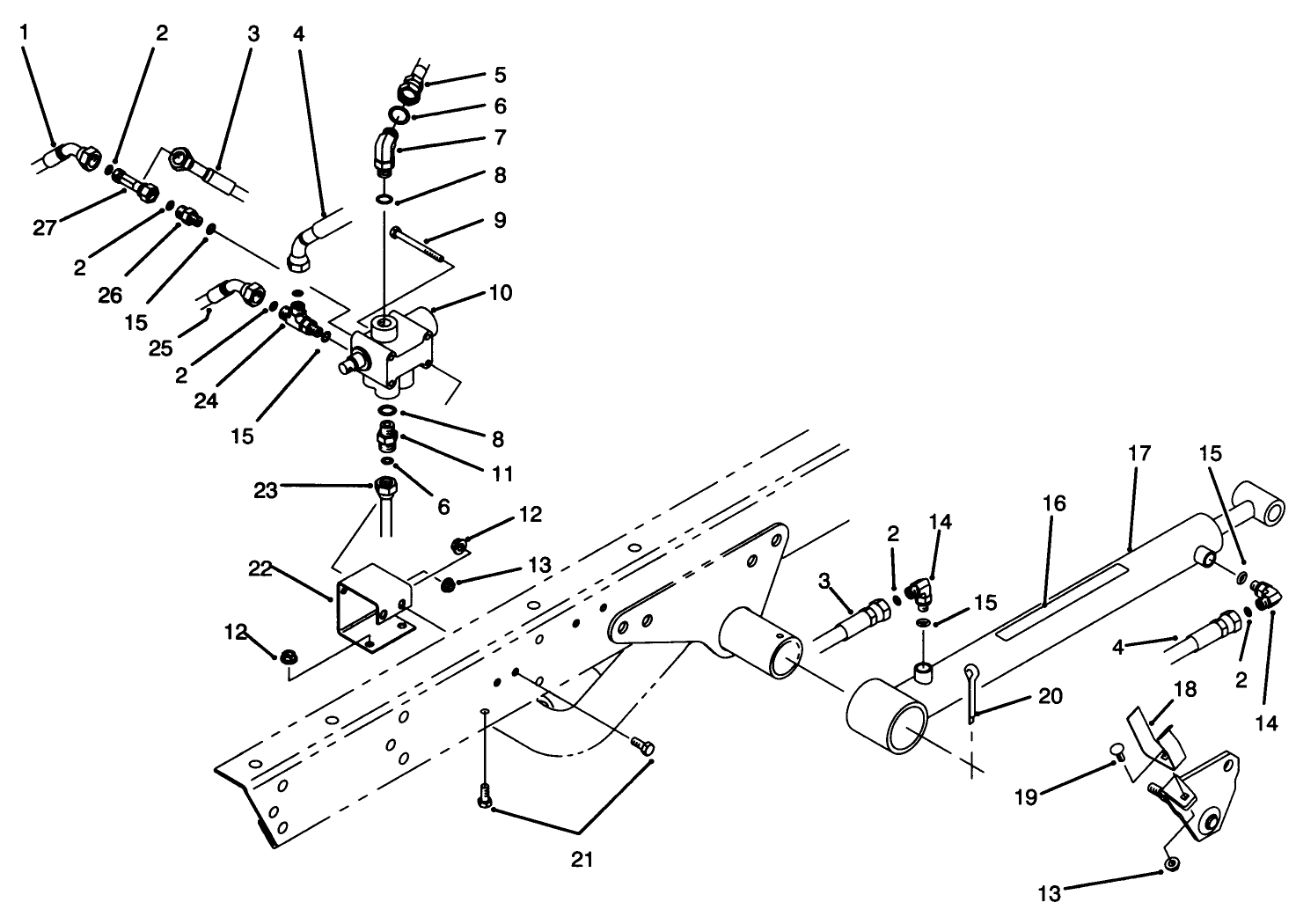Lift Valve & Cylinder Assembly