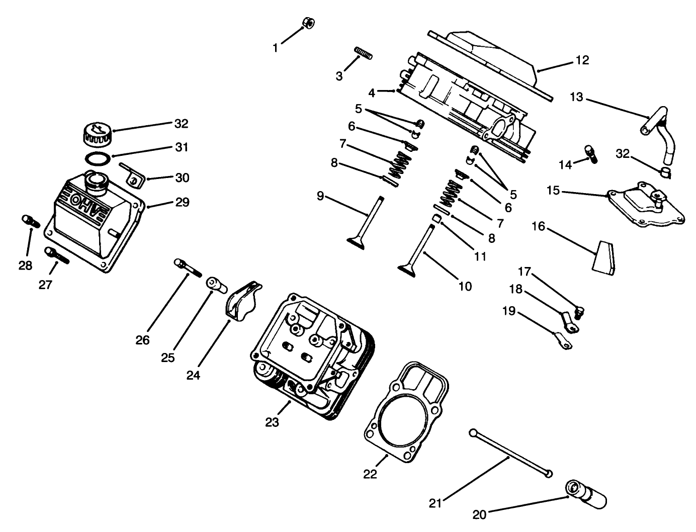 Engine Kohler Model Ch22s Spec. No. 66513 (cont.)