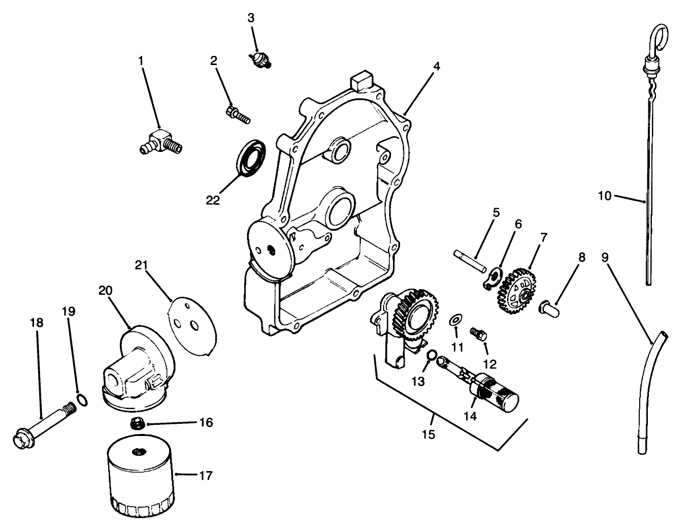 Engine Kohler Model Ch22s Spec. No. 66513 (cont.)