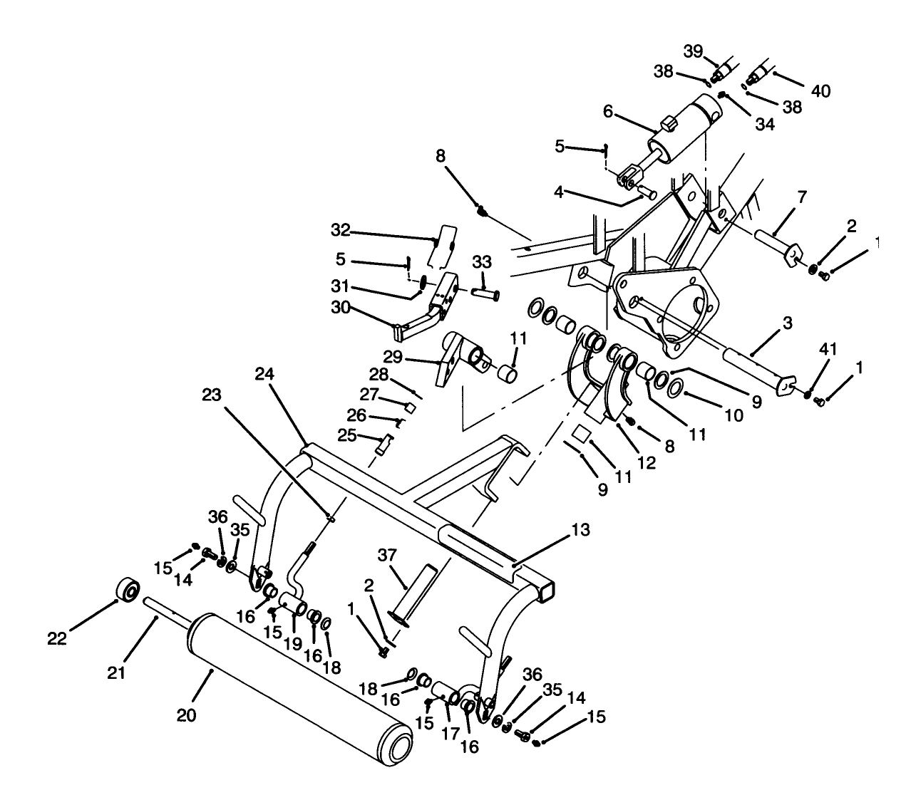Pull Frame Assembly L.h.