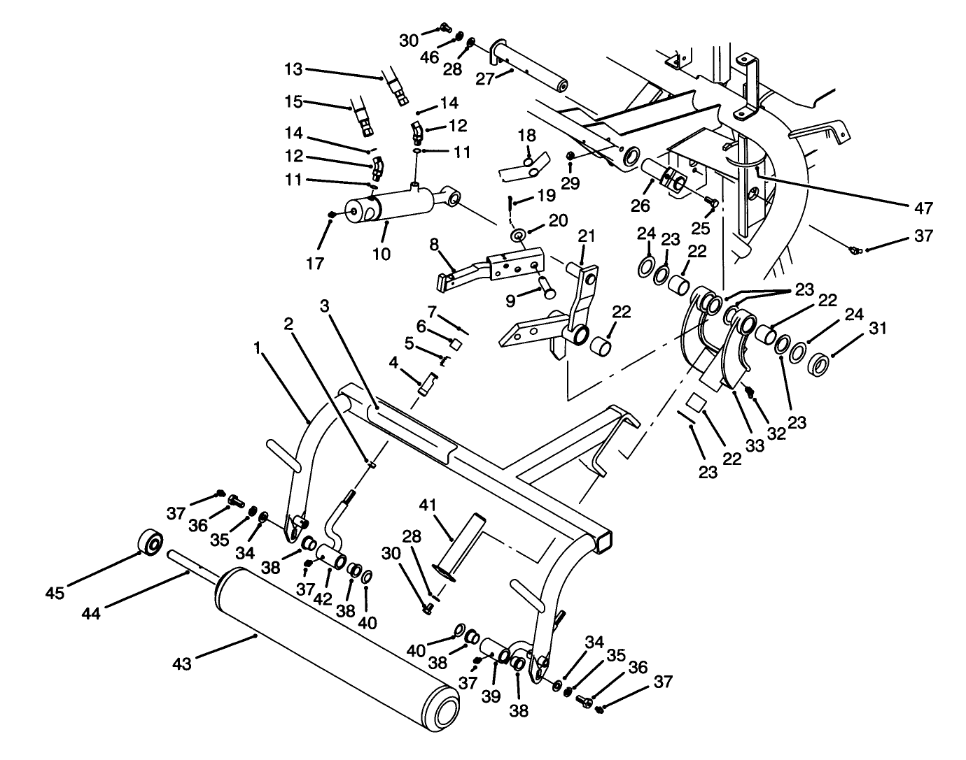 Pull Frame Assembly Rear