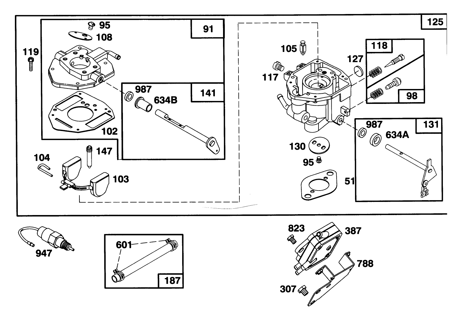 Engine Briggs & Stratton Model 303447-0479-01