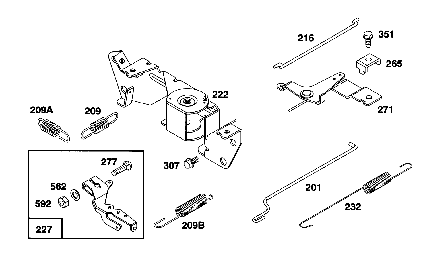 Engine Briggs & Stratton Model 303447-0479-01