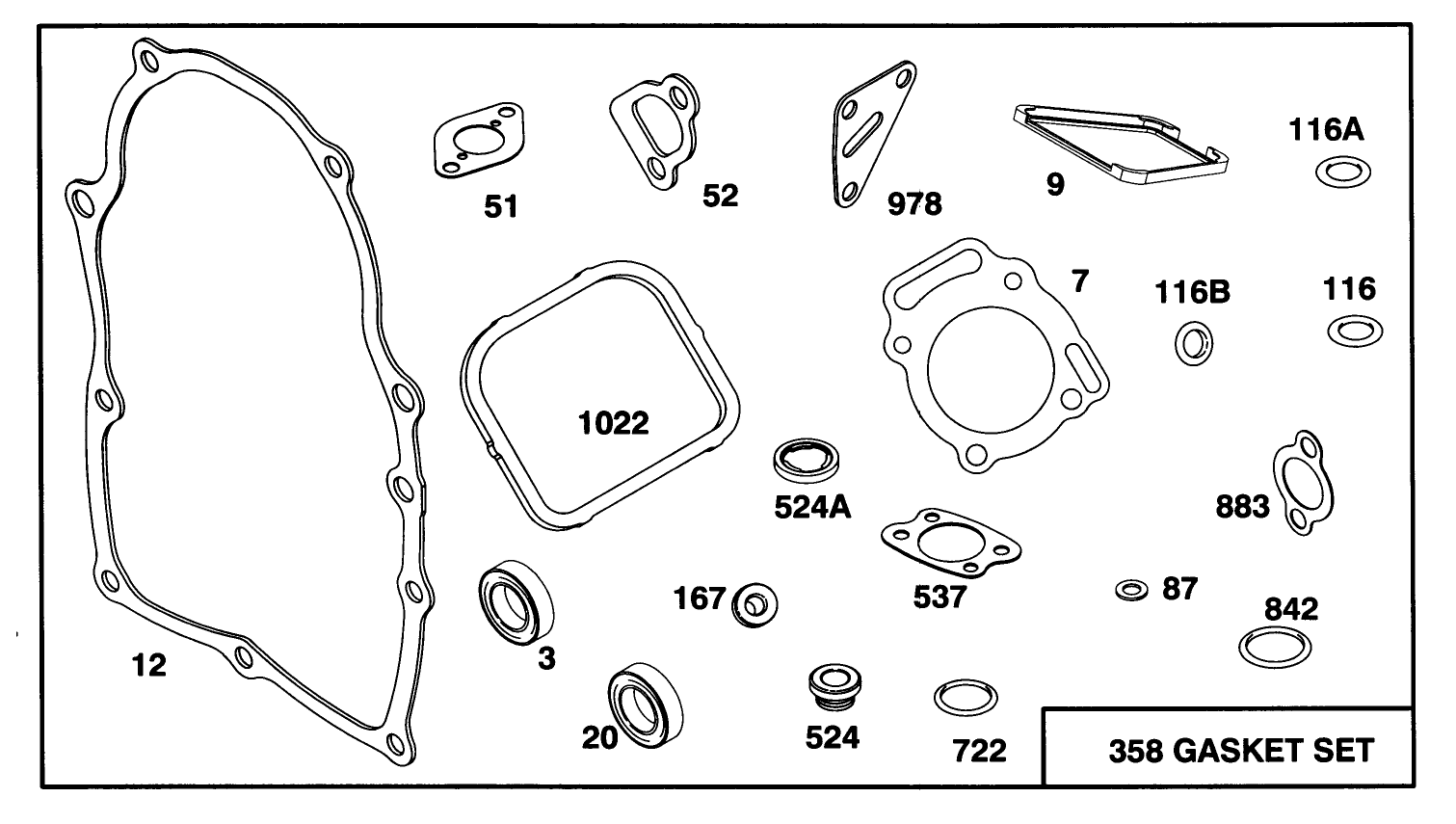 Engine Briggs & Stratton Model 303447-0479-01
