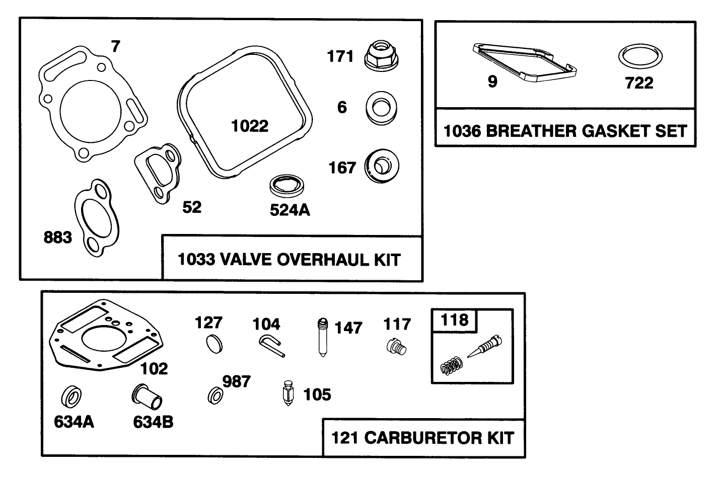 Engine Briggs & Stratton Model 303447-0479-01