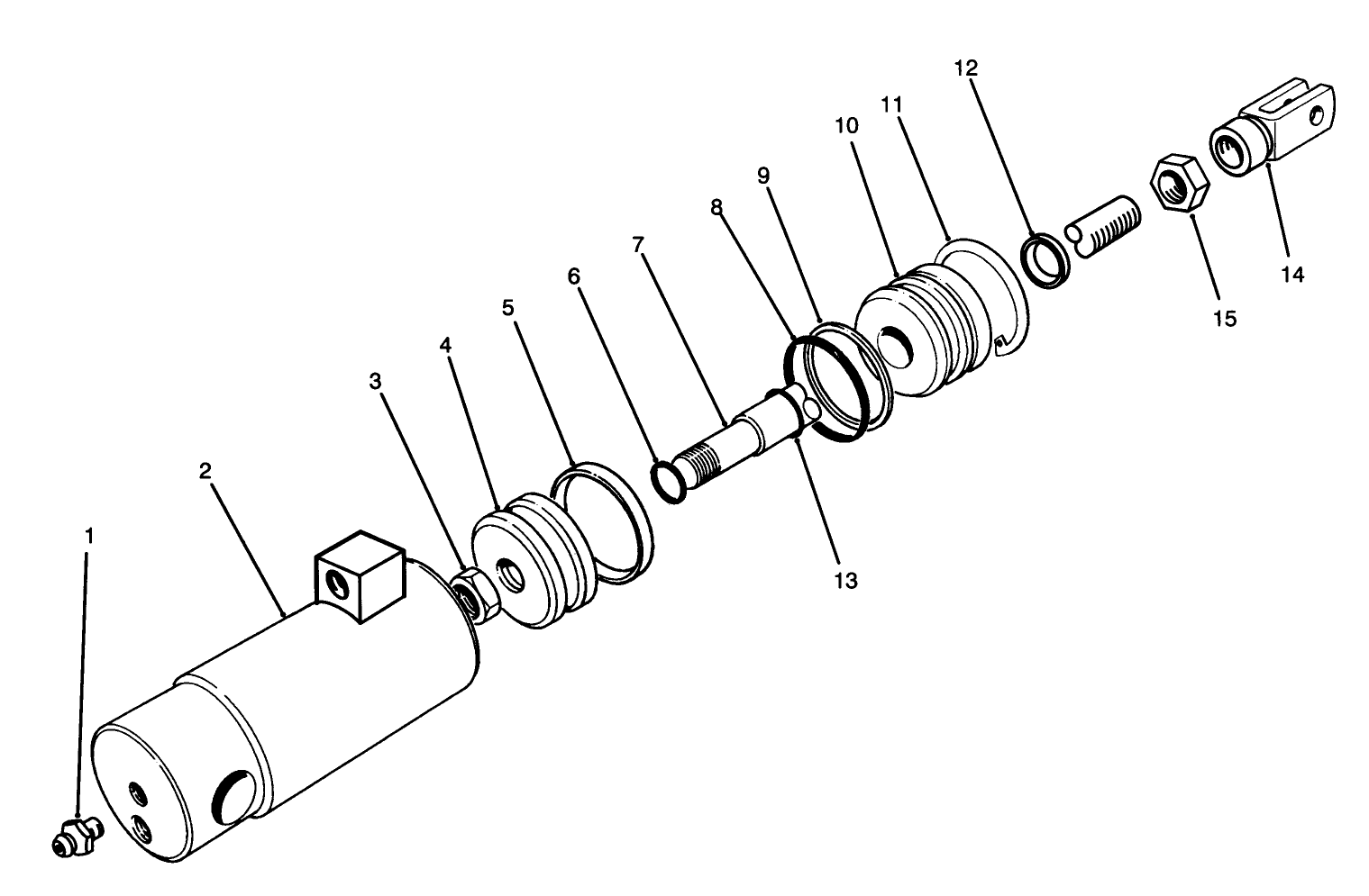 Front Hydraulic Cylinder No. 84-8290