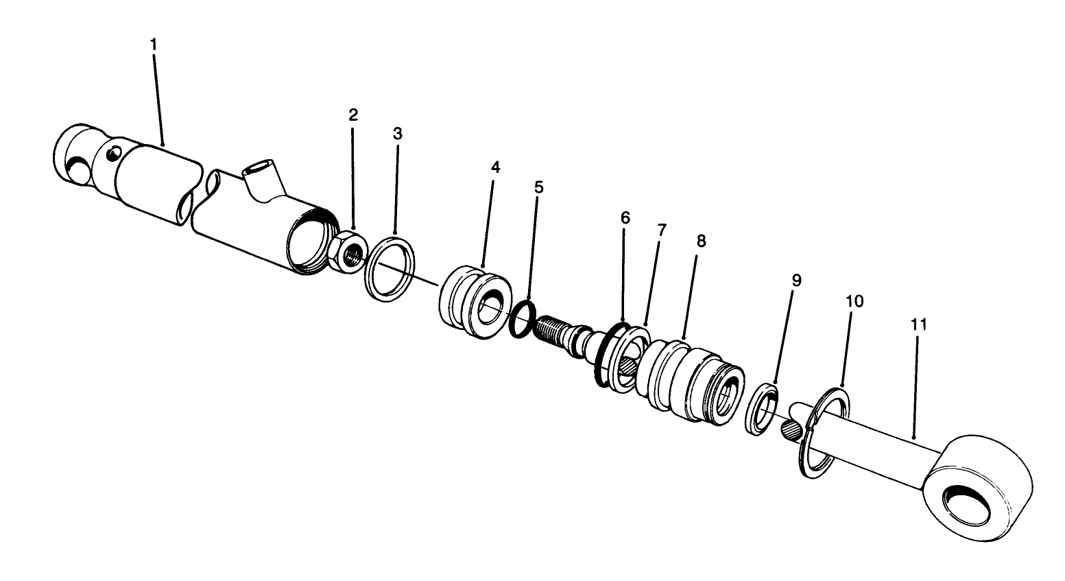 Rear Hydraulic Cylinder No. 83-7230