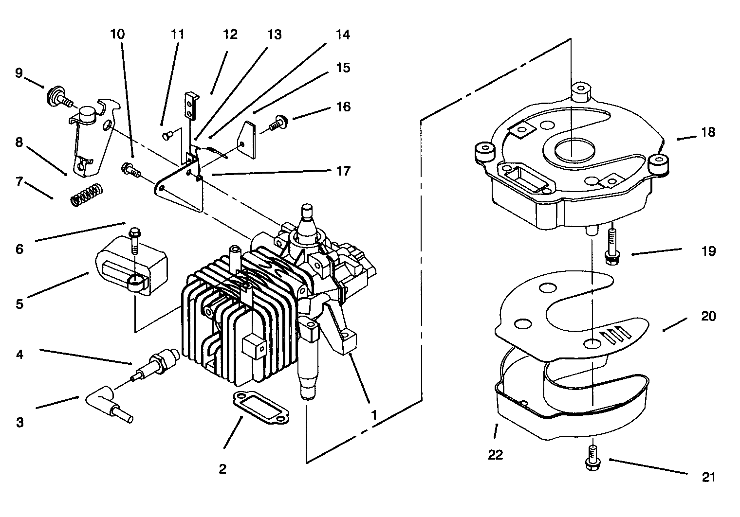 2 Cycle Engine Assembly (continued)