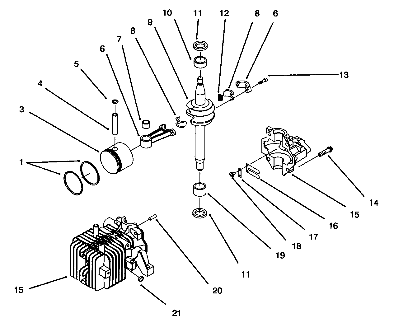 2 Cycle Engine Assembly (continued)