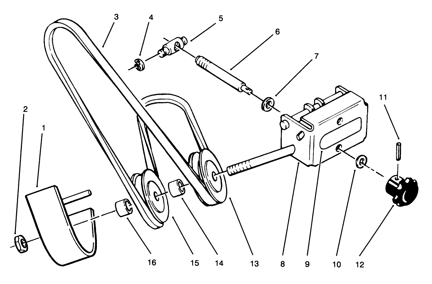 Deck Drive Belt Attachment