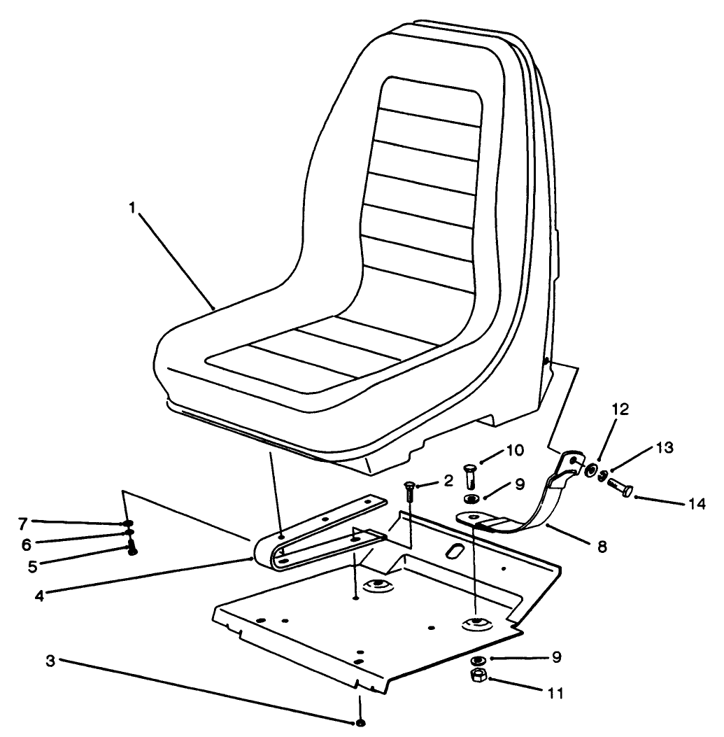 Low Seat Assembly (optional)