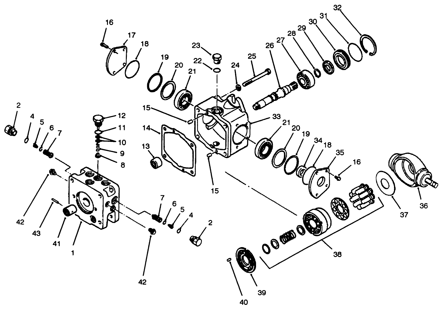 Traction Pump Assembly No. 86-5590