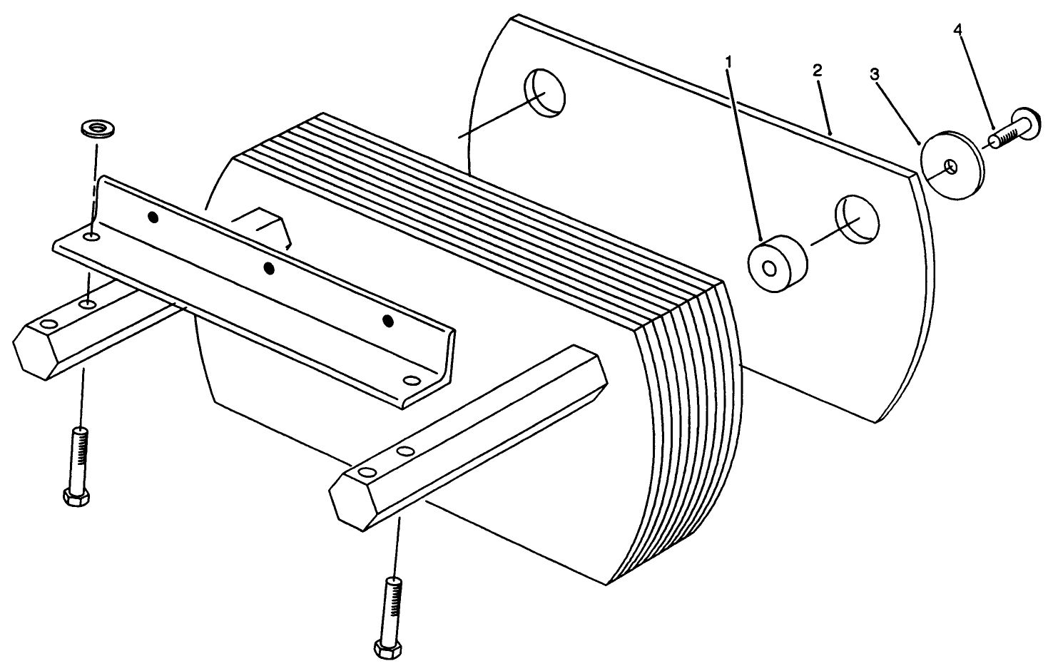 Additional Weight Assembly (model No. 30450,30455 Serial No. 40001-40141, 40001-40279)