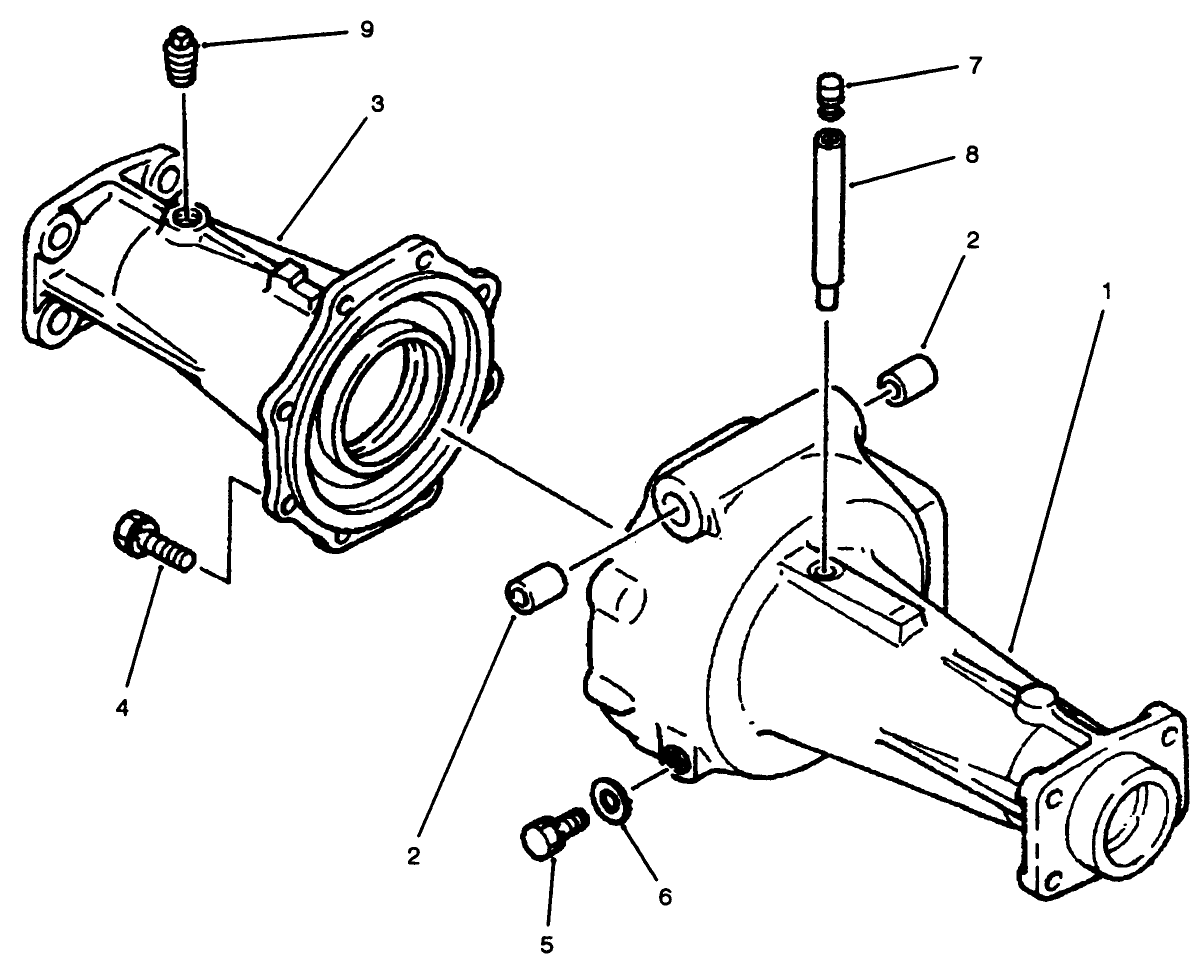 Axle Housing Assembly Axle No. 74-5621 (model No. 30455 Only)