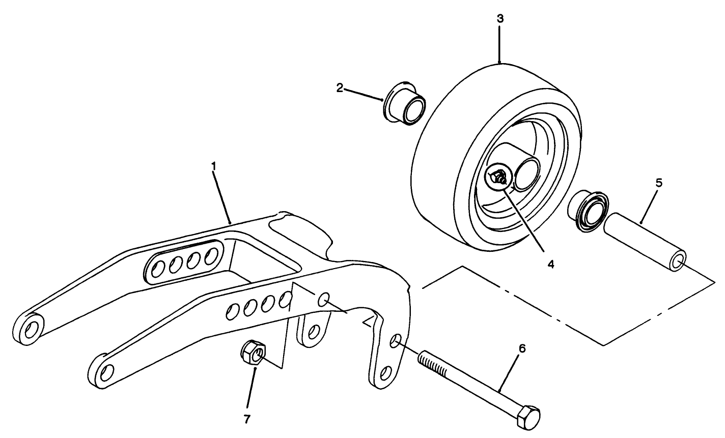 Rear Pivot Arm Assembly