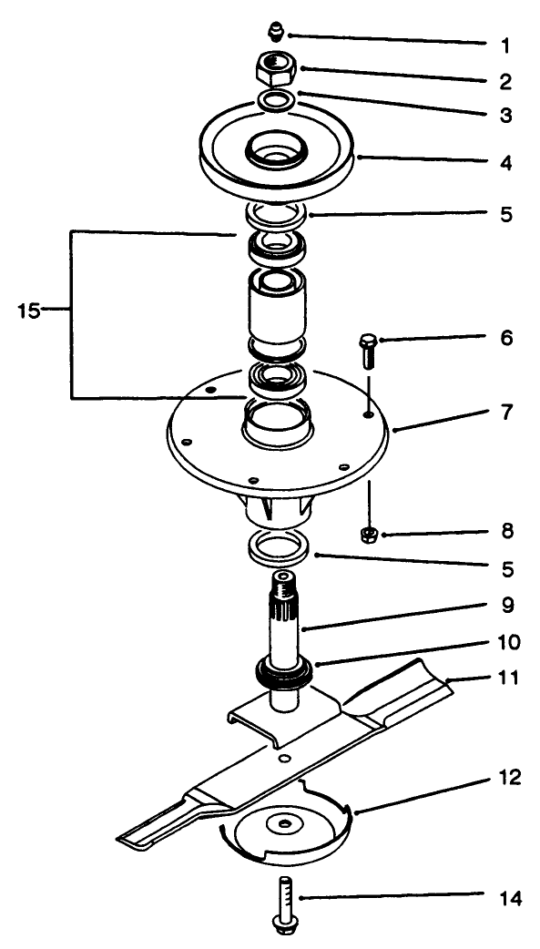 Spindle Assembly (center)