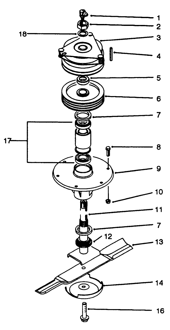 Spindle Assembly (clutch)