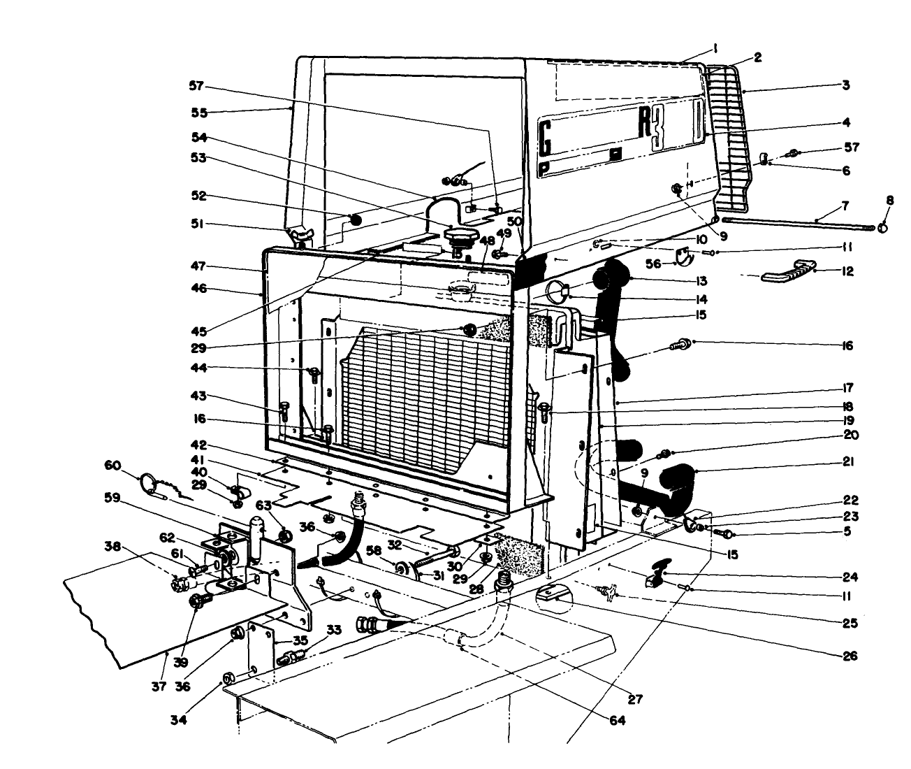 Radiator & Hood Assembly