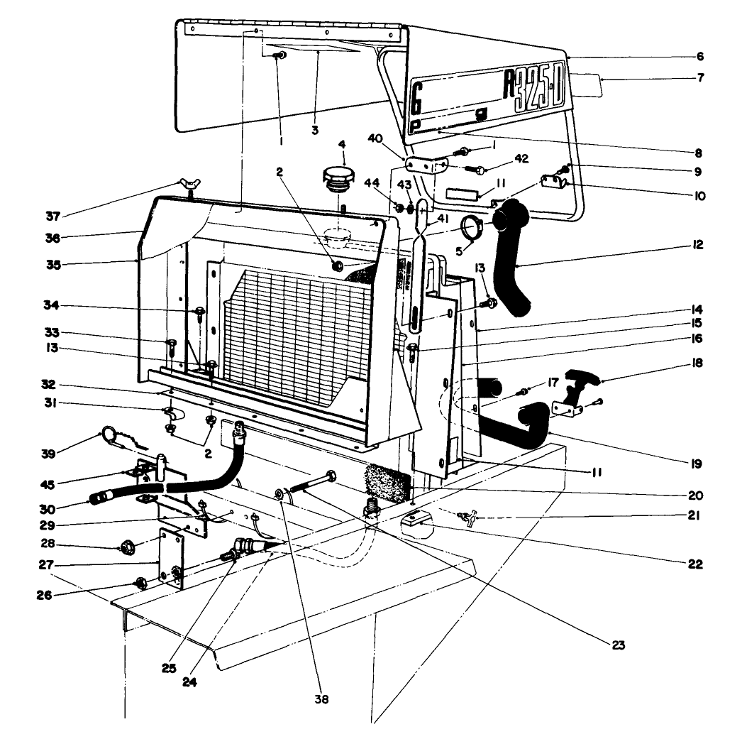 Radiator & Hood Assembly