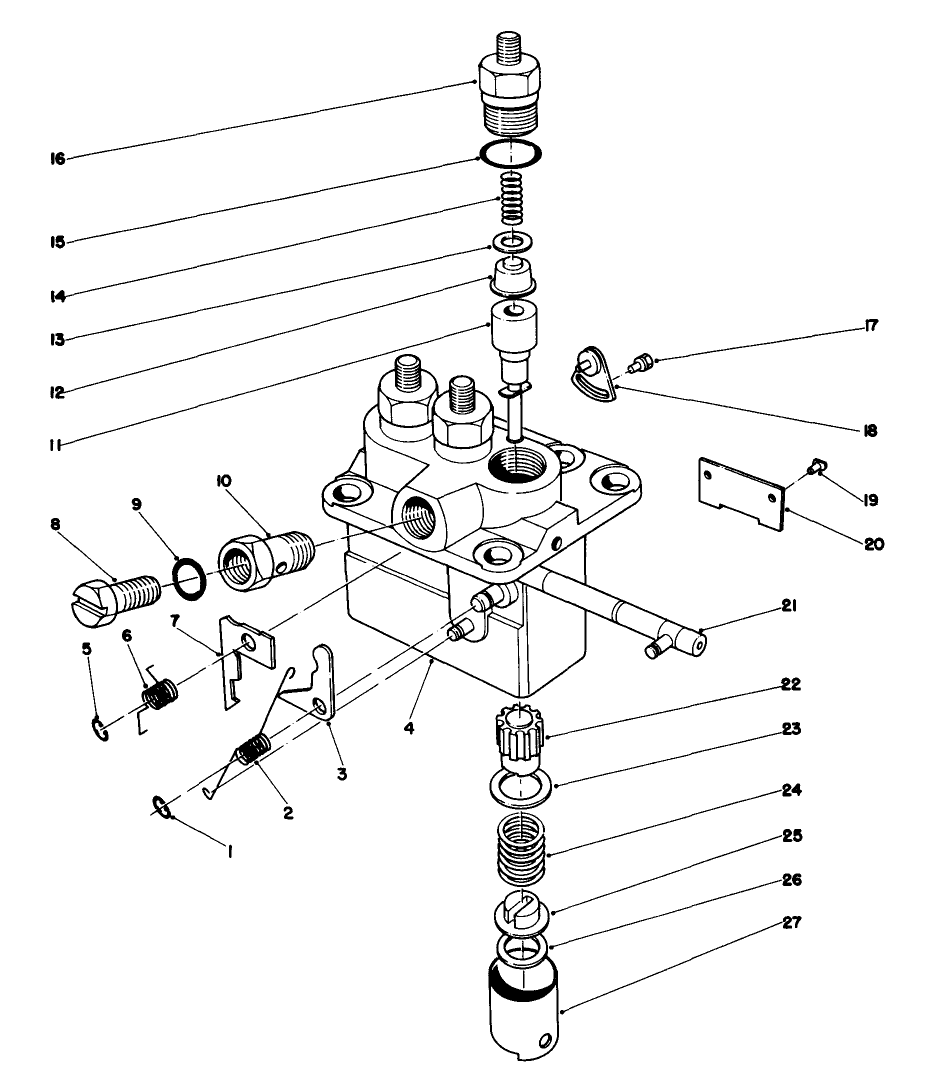 Fuel Injection Pump Assembly No. 42-8000