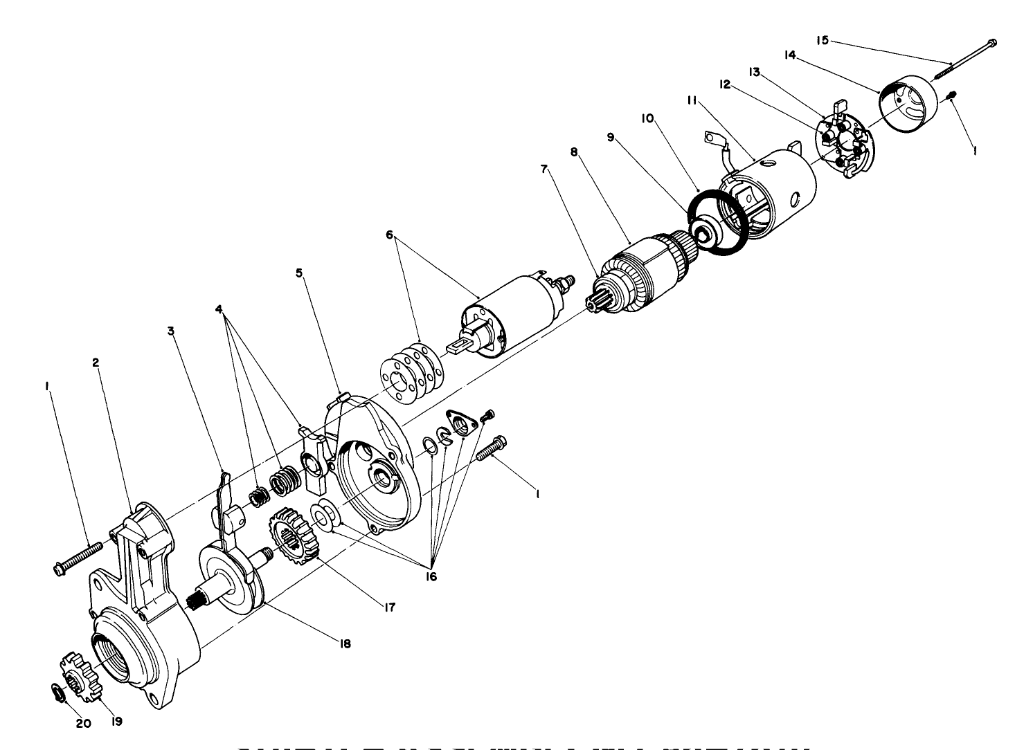 Starter Assembly N0. 46-7610