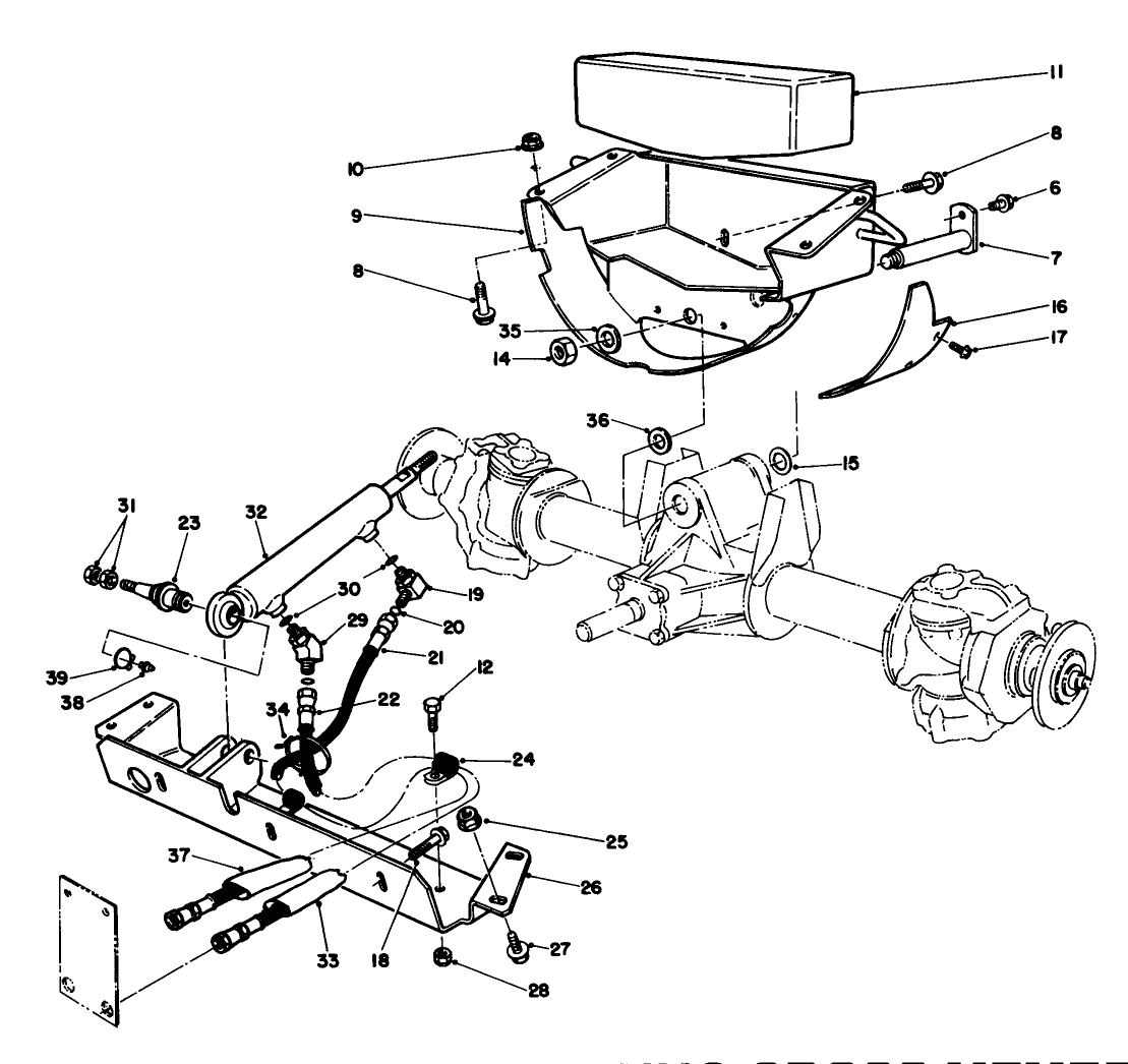 Axle Support & Steering Cross Member