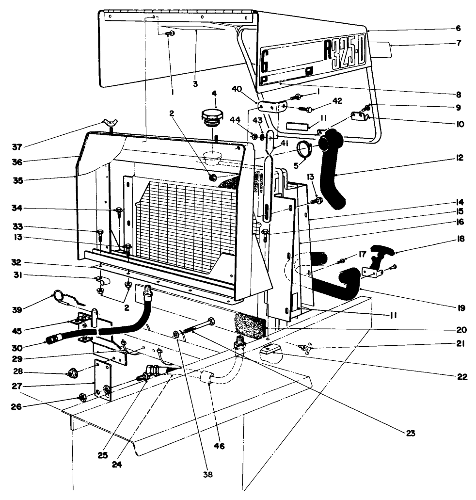 Radiator & Hood Assembly