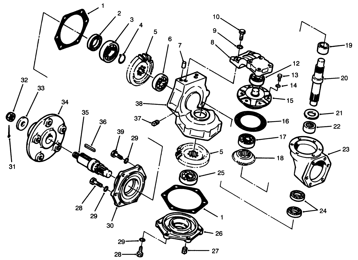 Rear Axle Assembly No. 68-6822 (unit Serial No. 40273-40404)(continued)