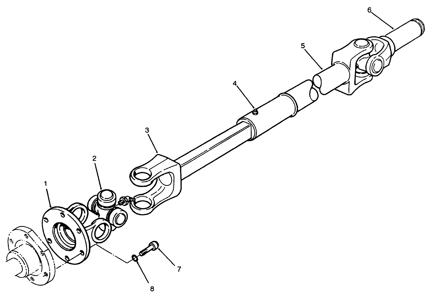 Drive Shaft Assembly No. 71-4551