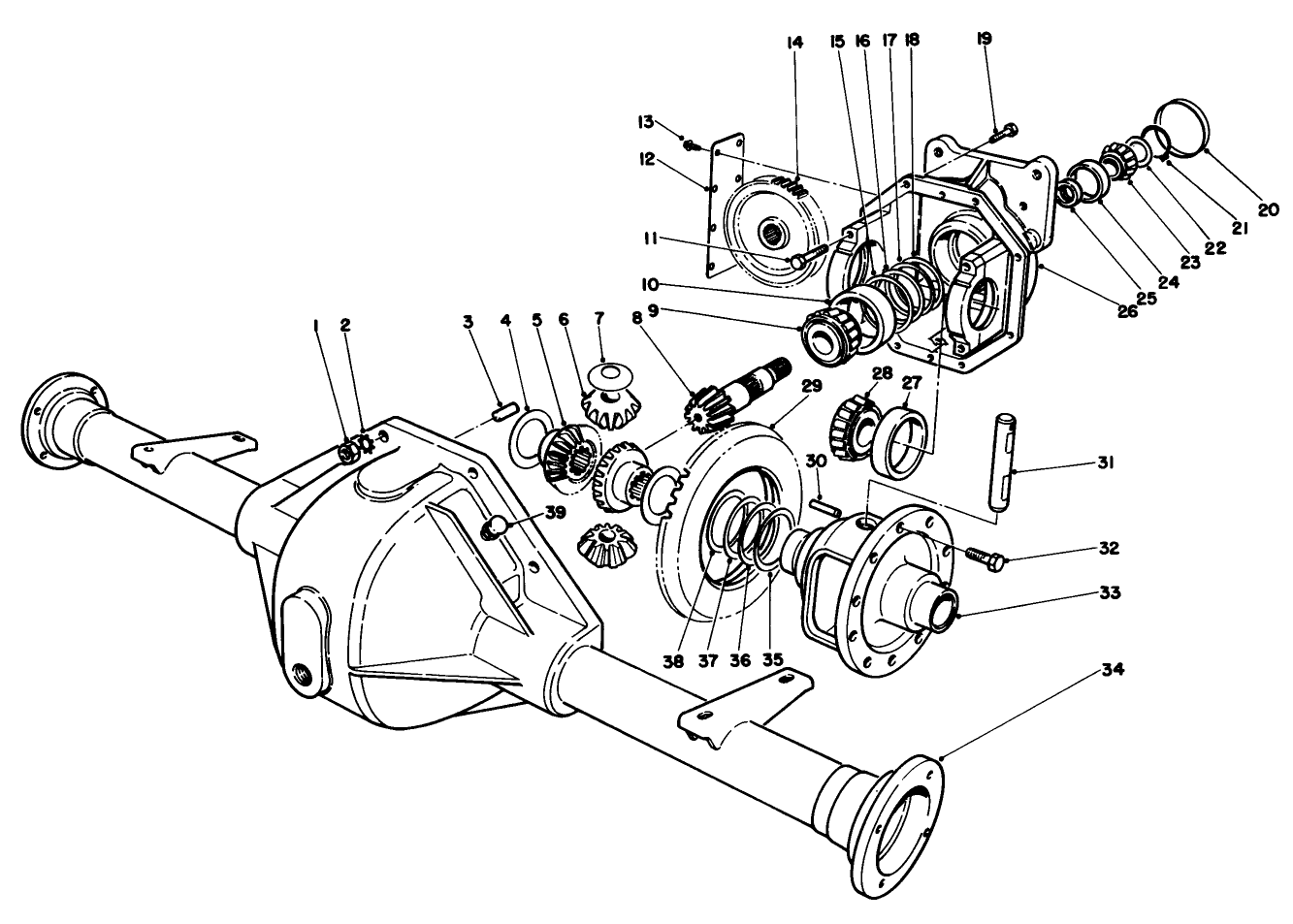 Front Axle Assembly No. 86-9600