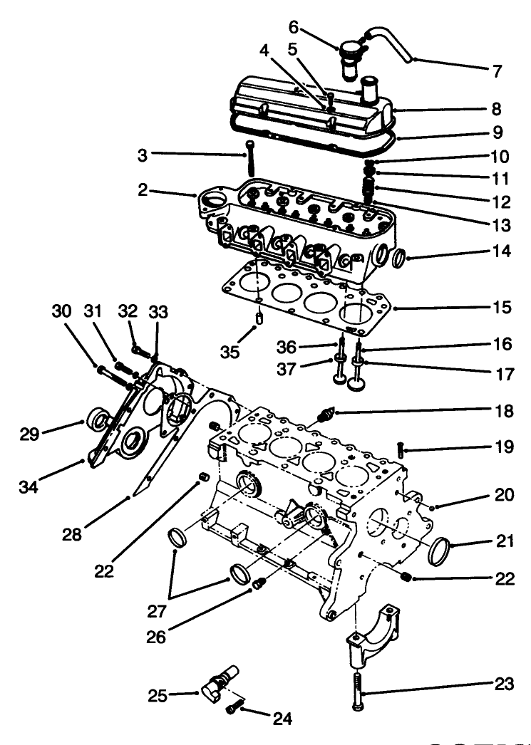 Cylinder Head & Valve Assembly