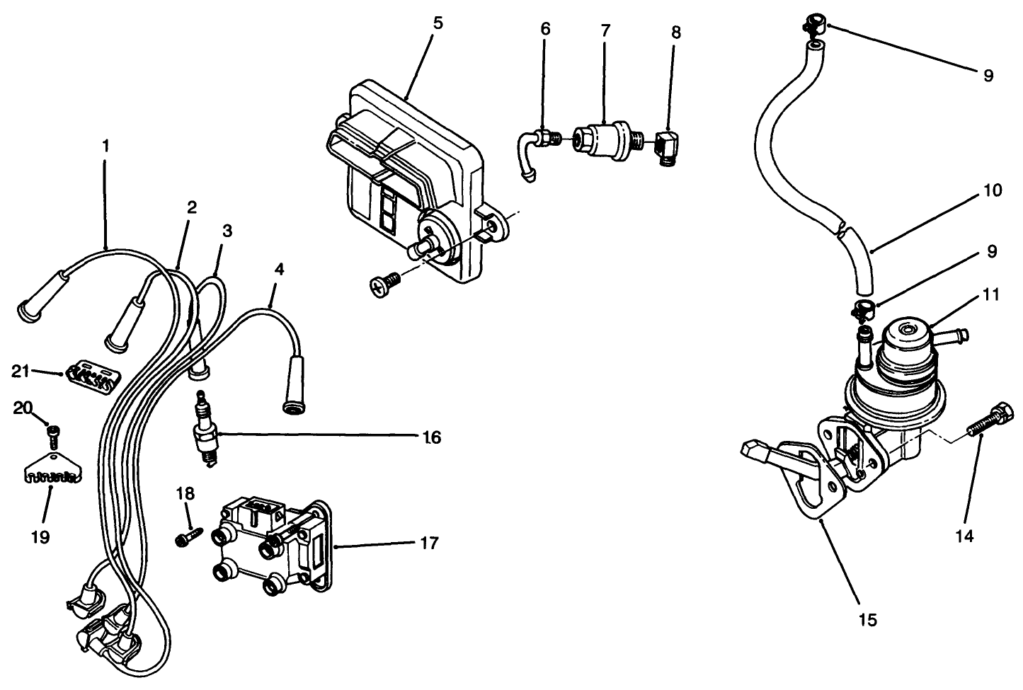 Ignition & Fuel Pump Assembly