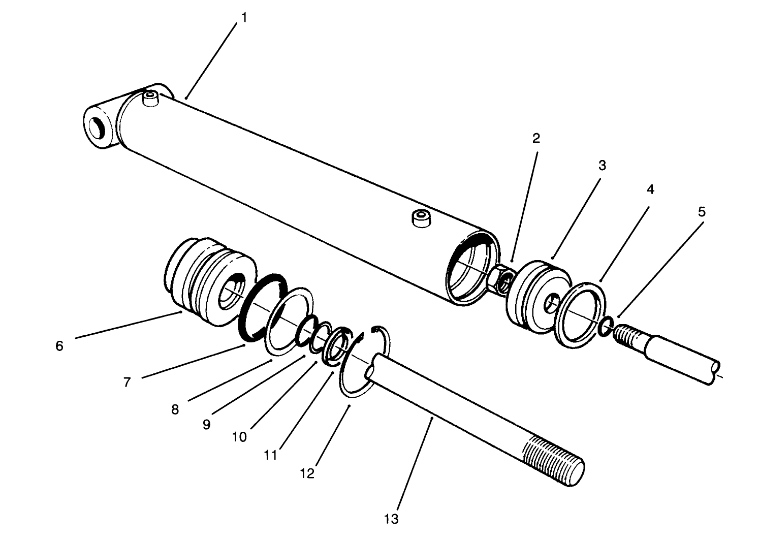 Hydraulic Lift Cylinder No. 54-0150