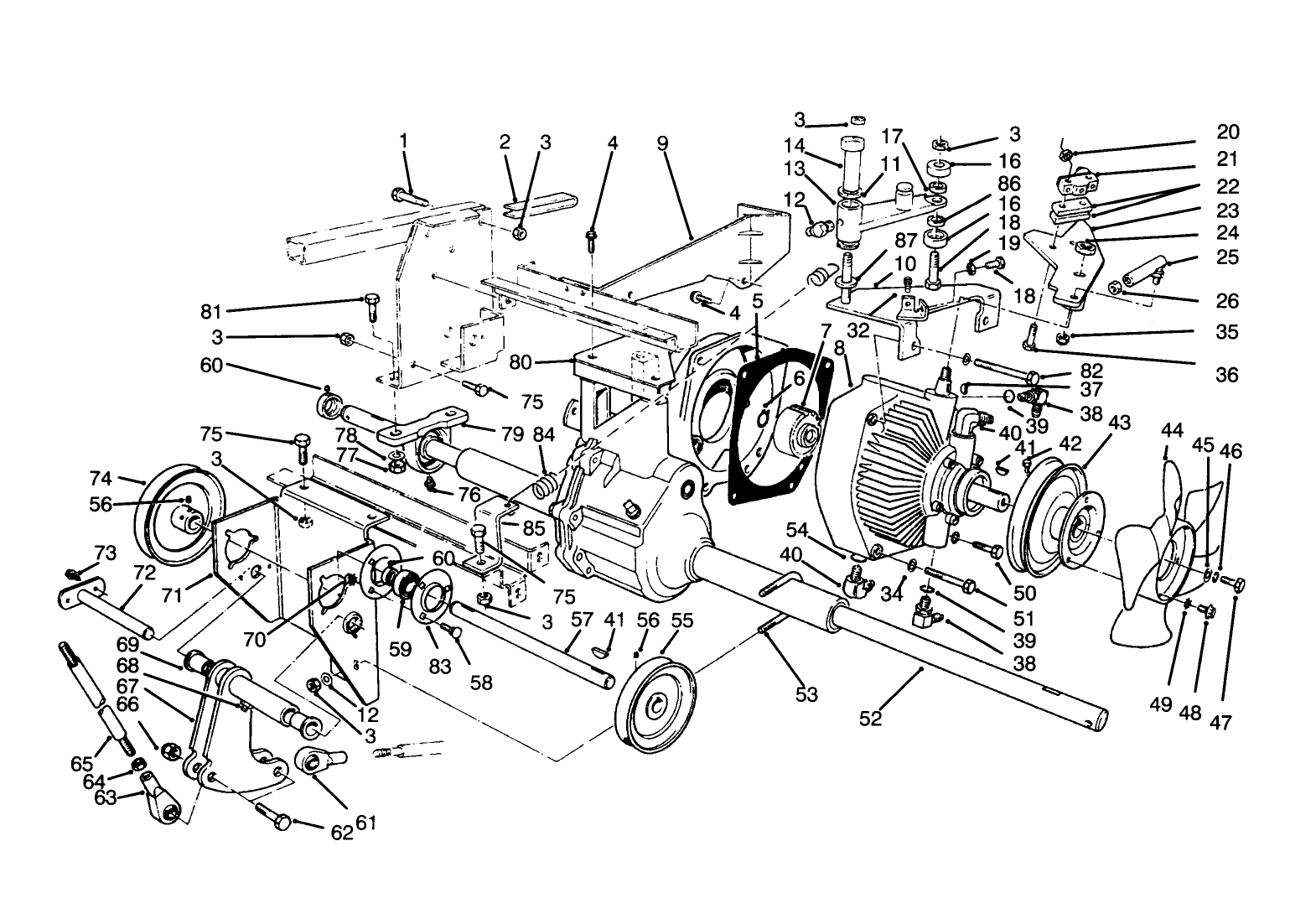 Transmission & Differential Assembly