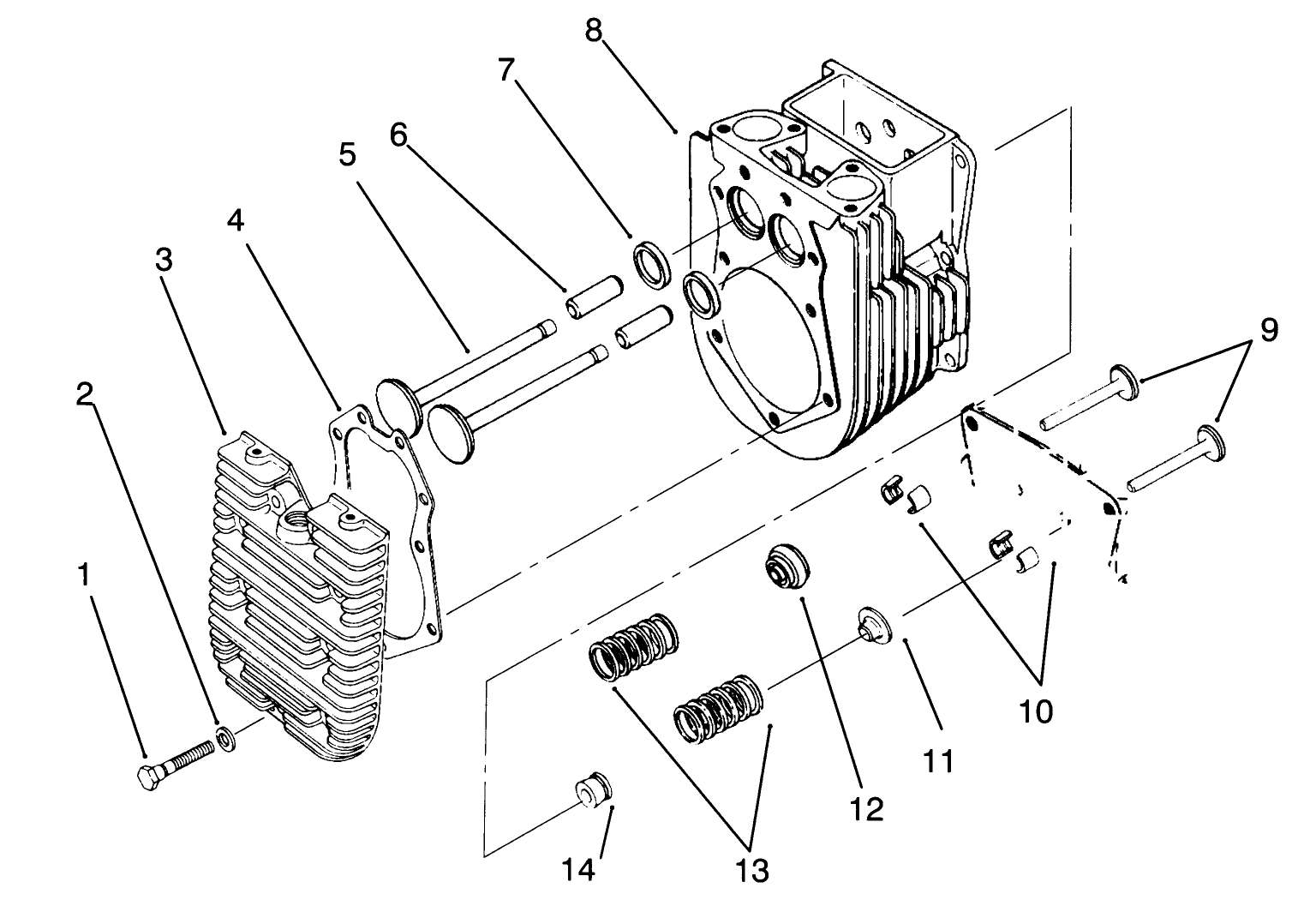 Cylinder Barrel, Heads And Valves