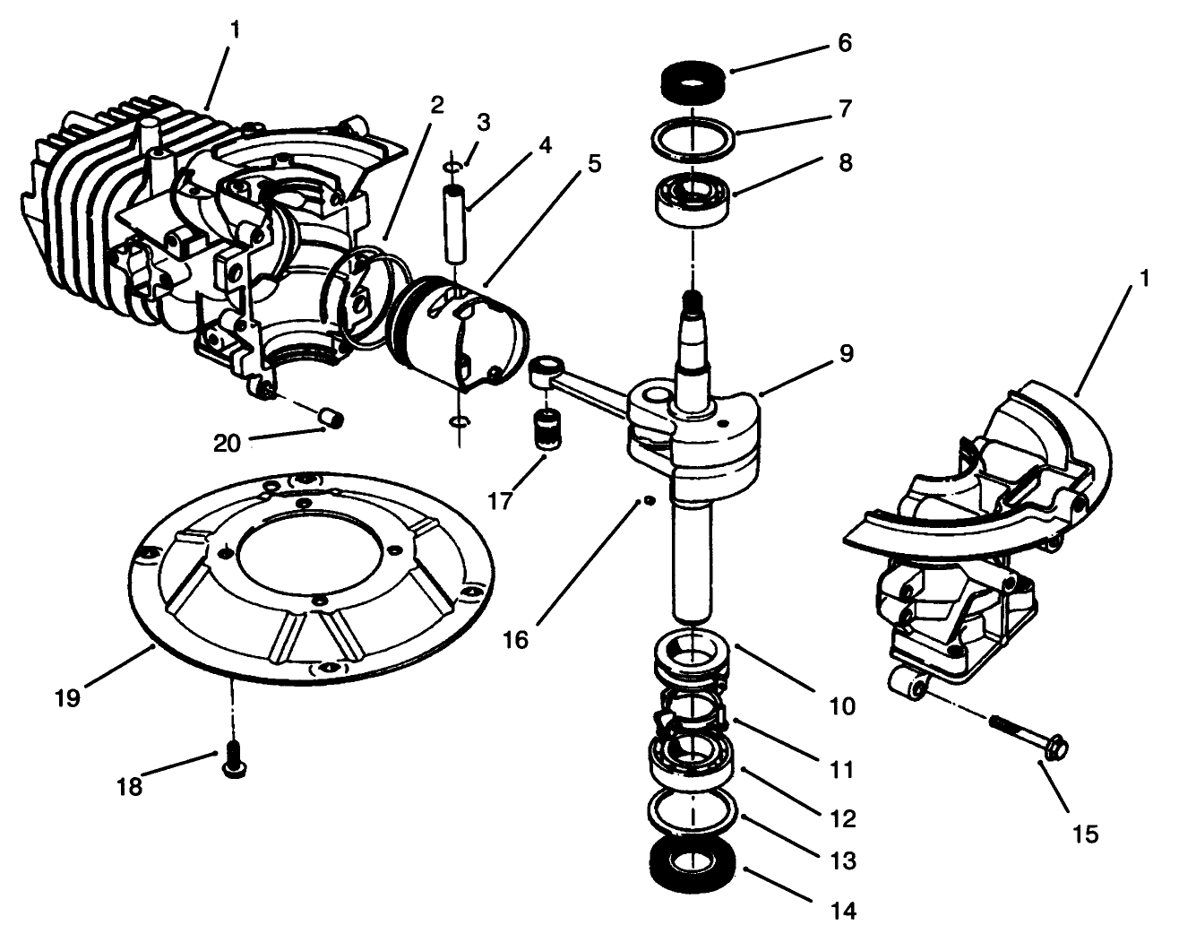 Crankshaft Assembly (model No. 47pr4-3)