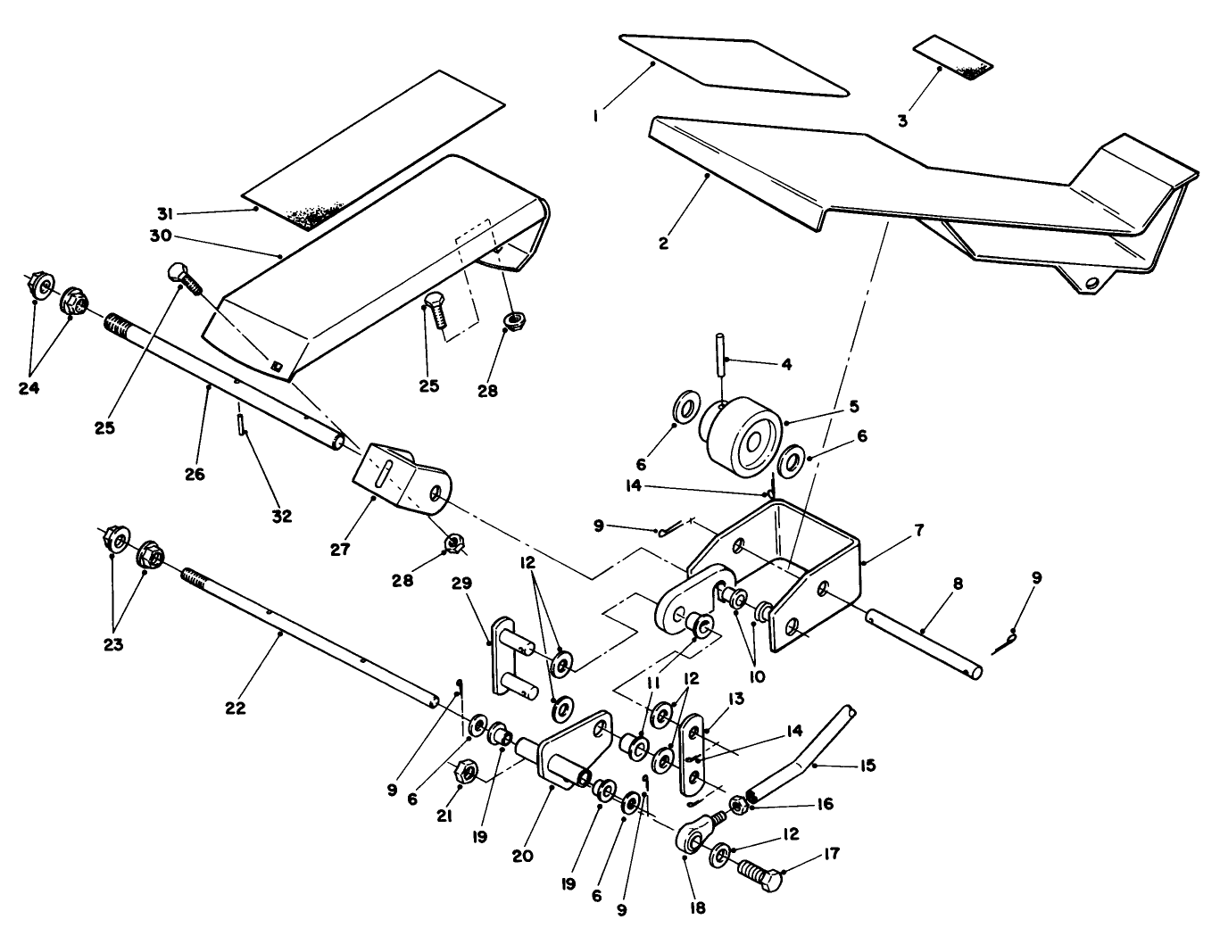 Traction Pedal Assembly