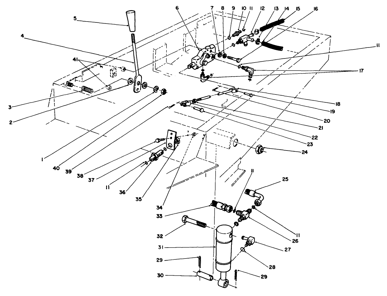 Hydraulic Lift System Assembly