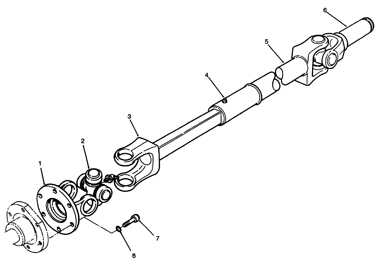 Drive Shaft Assembly No. 92-5084