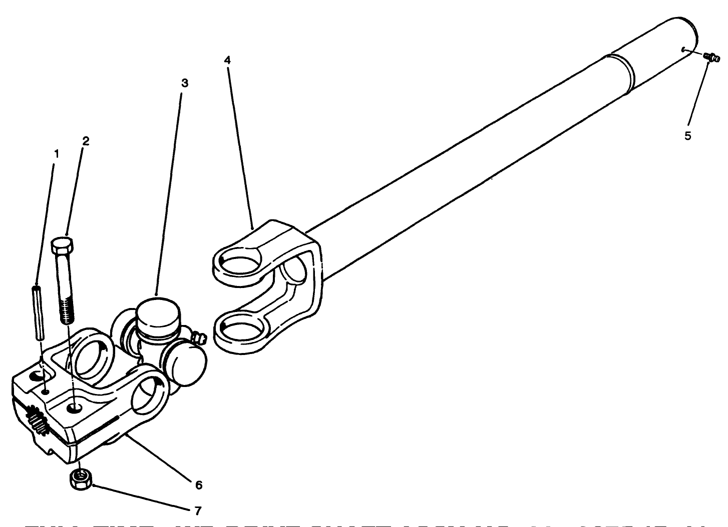 Full Time 4wd Drive Shaft Assy. No. 92-9075 (opt.)