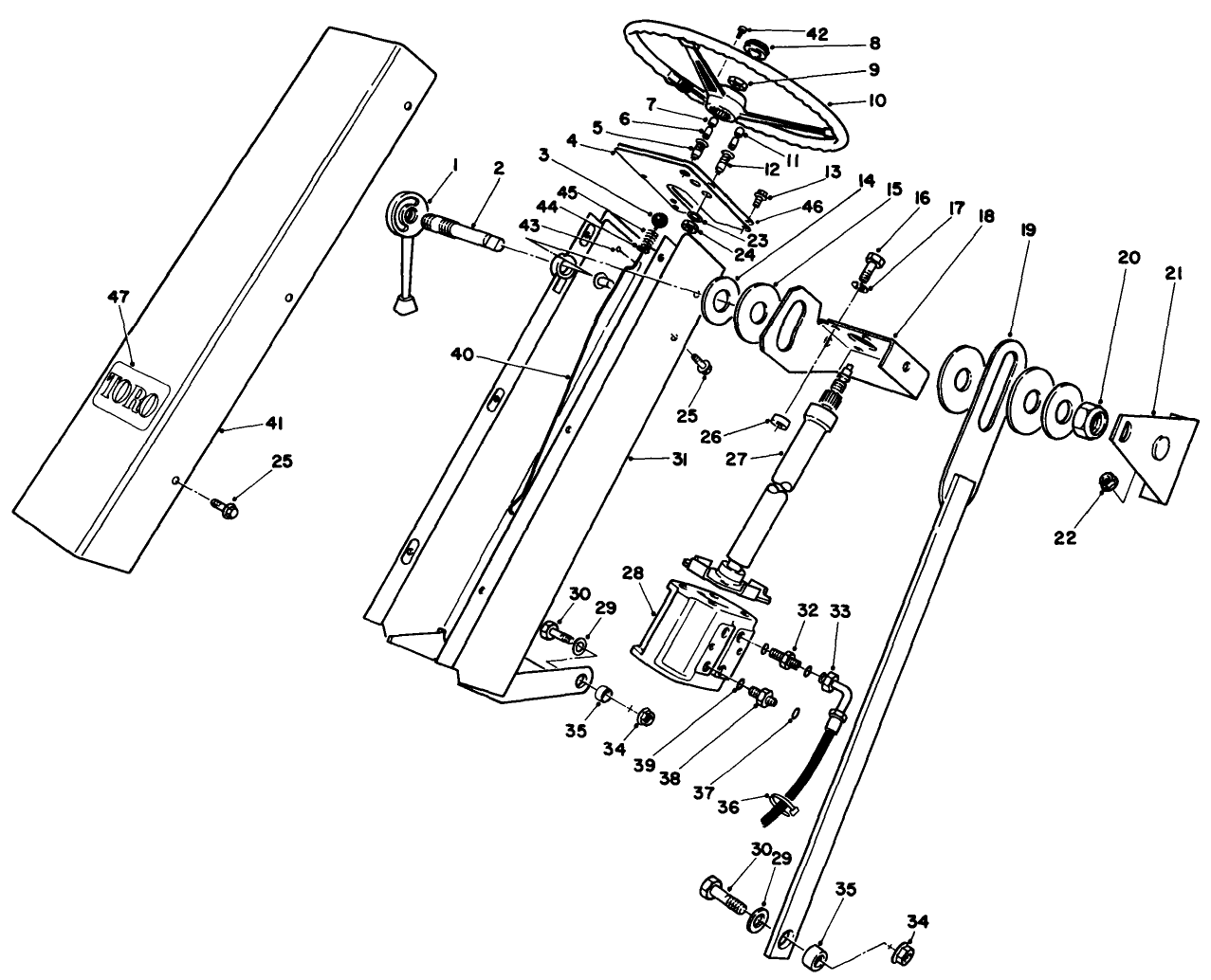 Steering Tower Assembly