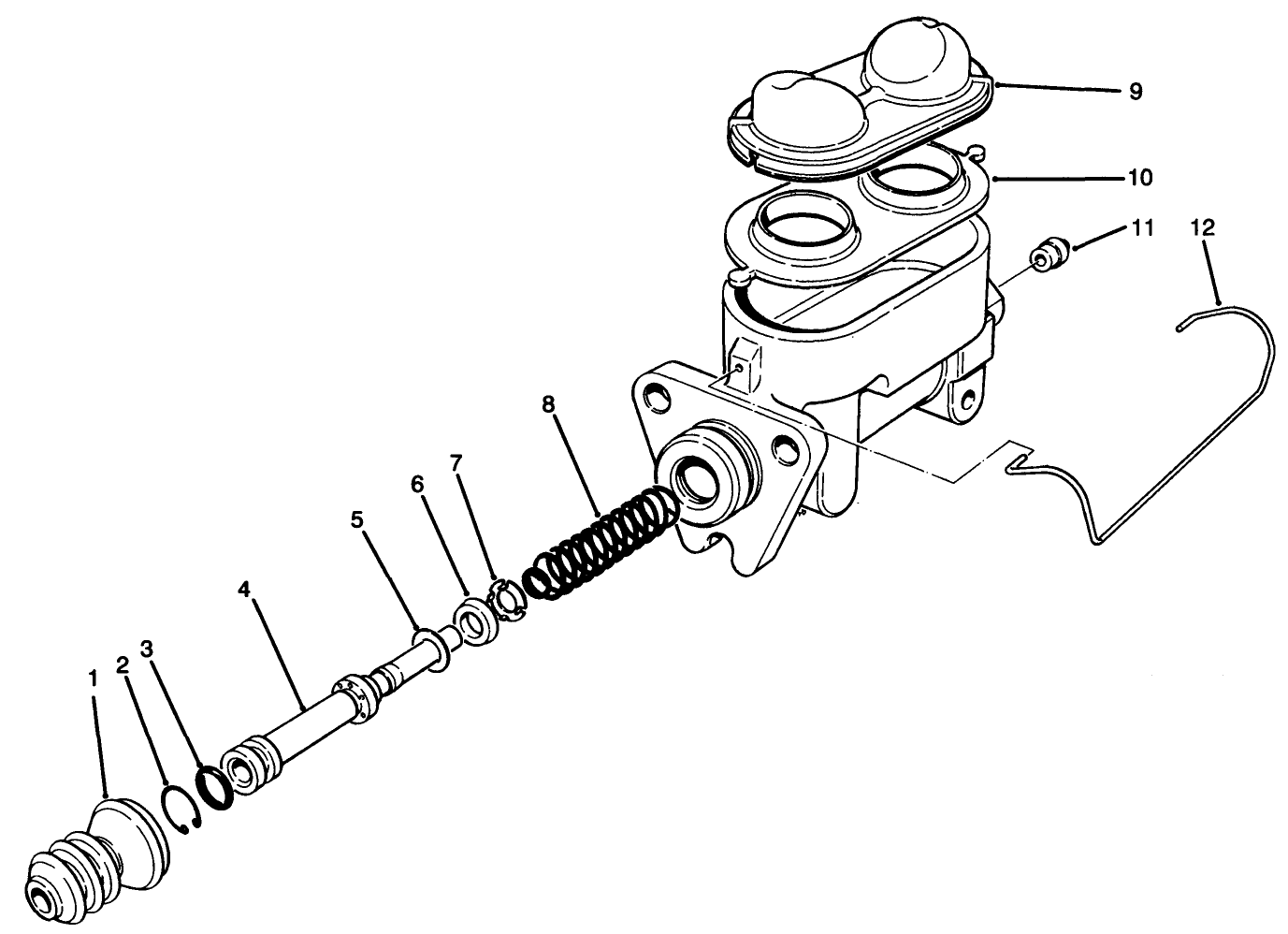 Brake System Master Cylinder No. 69-2640