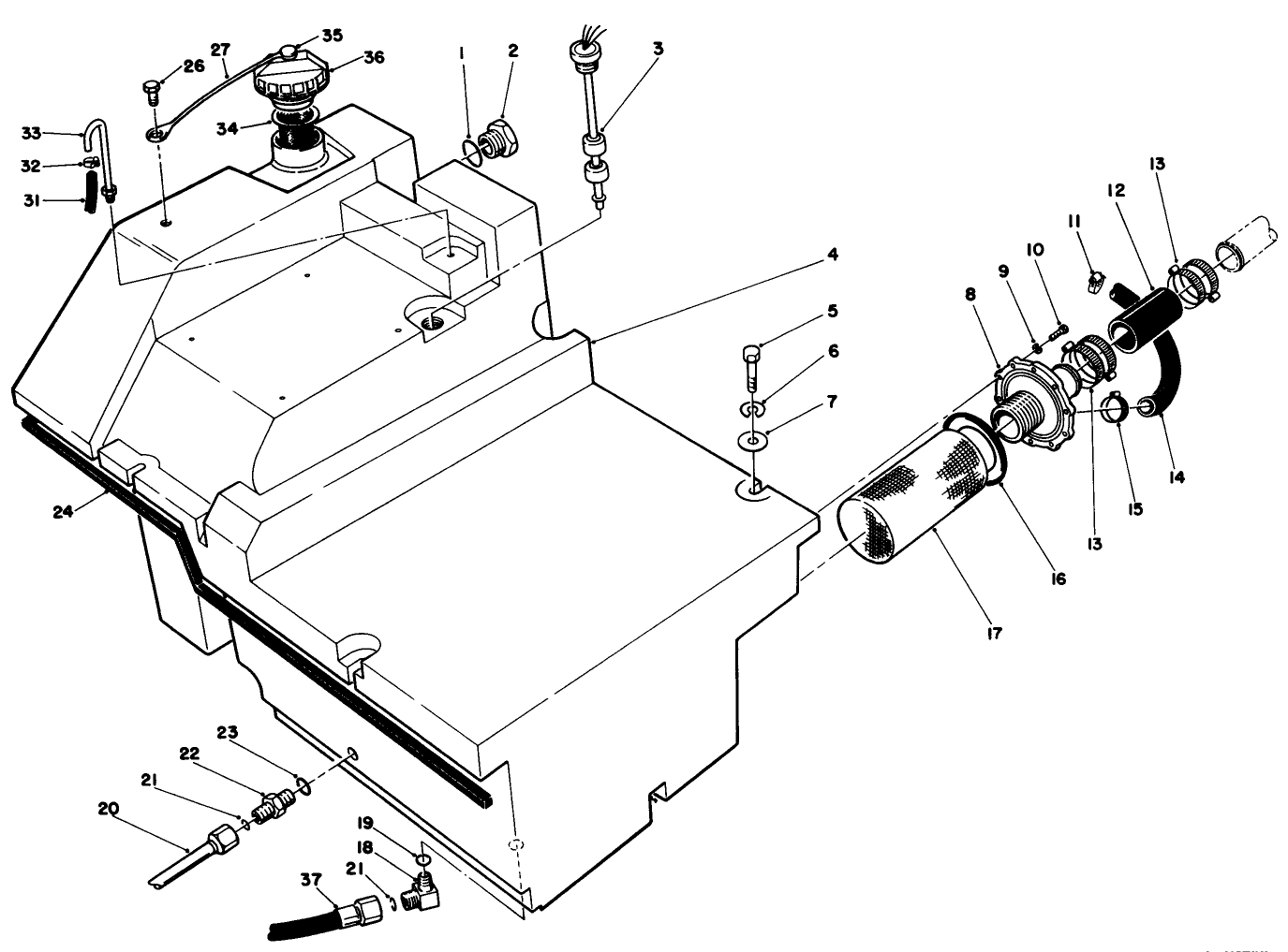 Hydraulic Tank Assembly