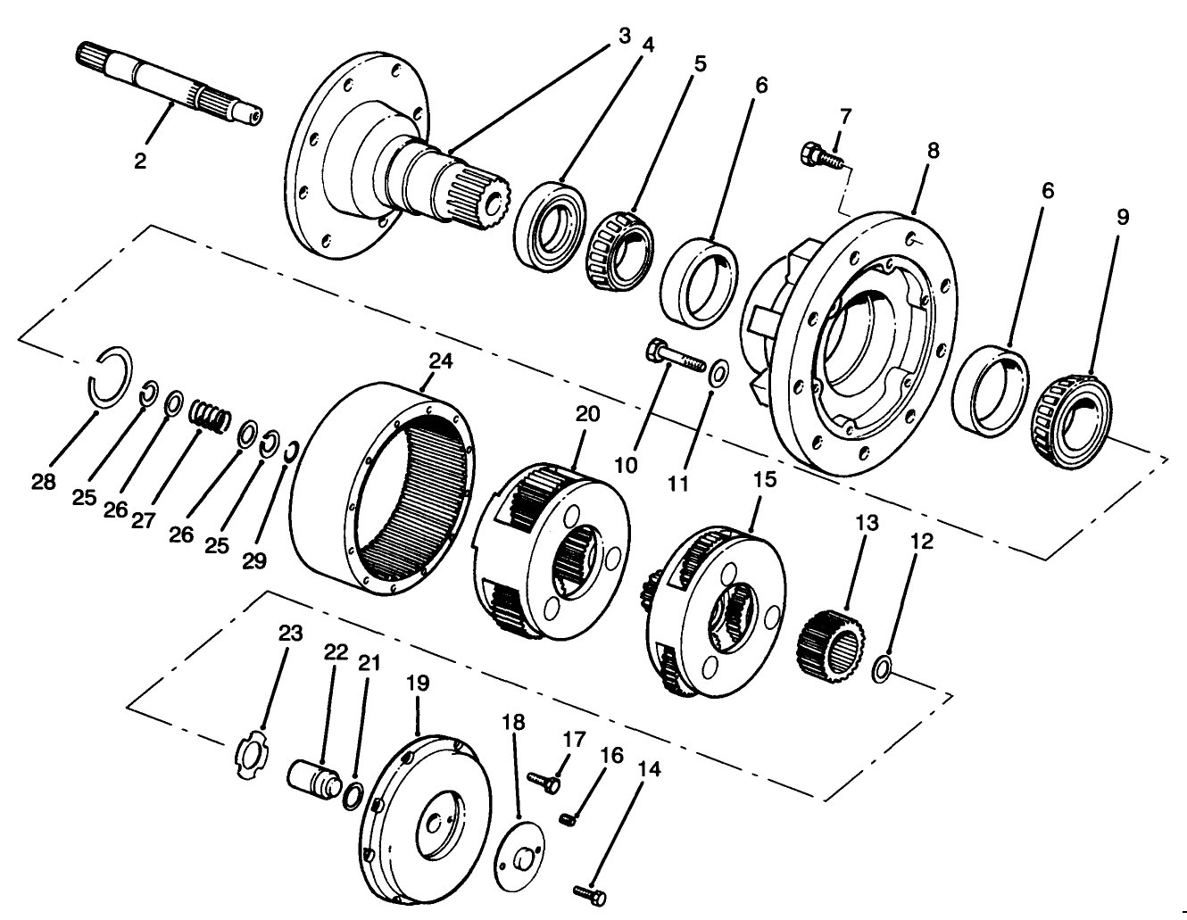 Planetary Gear Assembly No. 69-1730