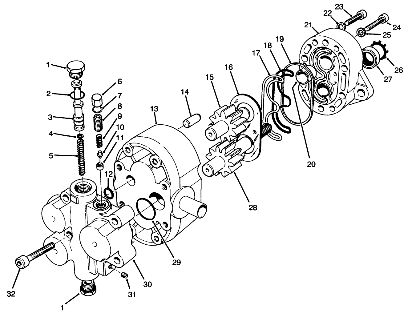 Gear Pump & Flow Divider No. 69-2220