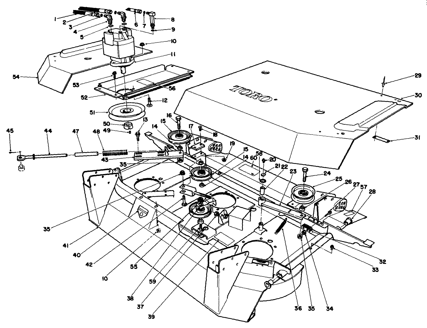 Center Deck Model No. 30592