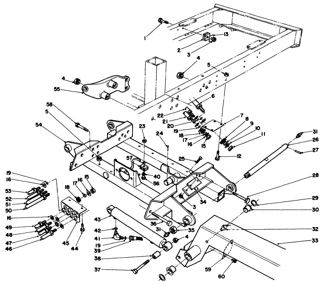 Wing Deck Lift Assembly