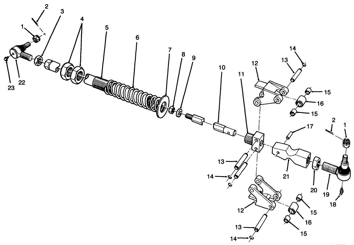 Wing Deck Latch Assembly