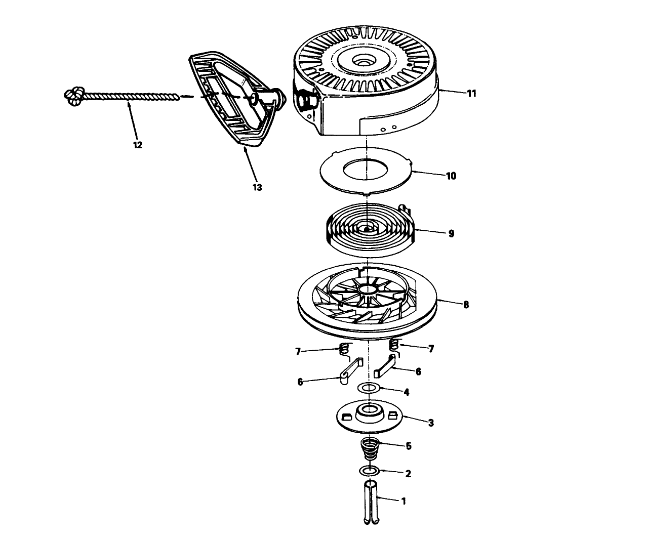 Rewind Starter No. 590646